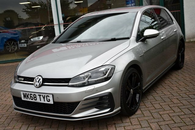 Volkswagen Golf 2018 2.0Tdi Gtd 6-Speed 181 Bhp Euro 6 Silver #3