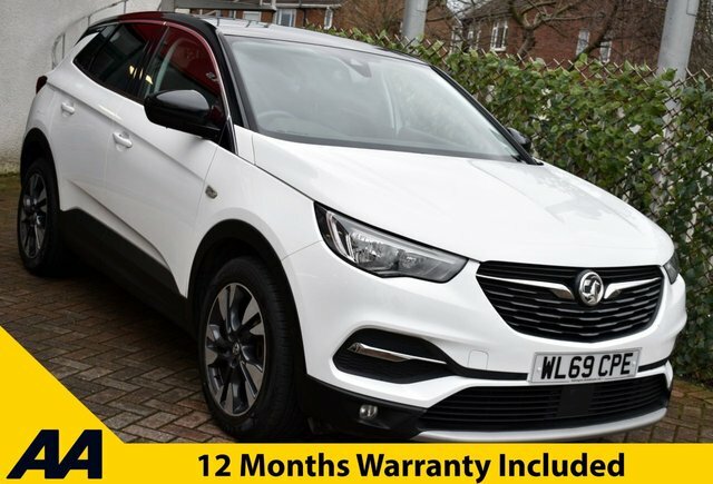 Vauxhall Grandland X 2020 1.2 Turbo Sri Nav 6-Speed 128 Bhp Eur White