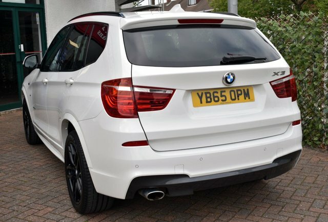 BMW X3 2015 20D M-sport X-drive 8-Speed 187 B White #4