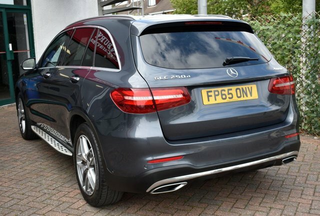 Mercedes-Benz GLC Class 2015 Glc250d Amg Line Premium 4-Matic 9G-tronic Grey #3