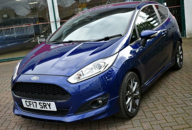 Ford Fiesta 2017 1.0T Ecoboost St-line 6-Speed 123 Bhp CF17SRY Blue #3