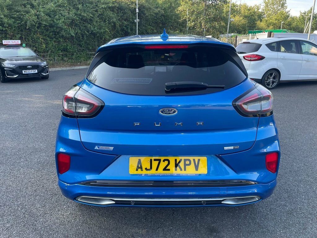 Ford Puma 1L St-line Vignale AJ72KPV Blue #4