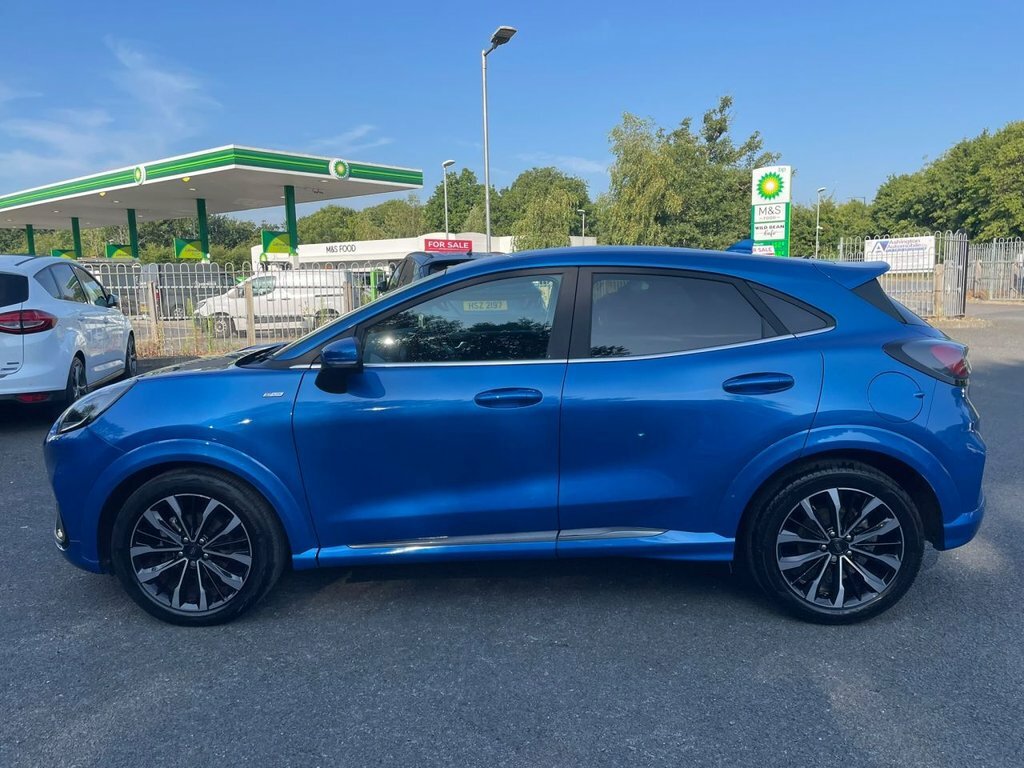 Ford Puma 1L St-line Vignale AJ72KPV Blue #6