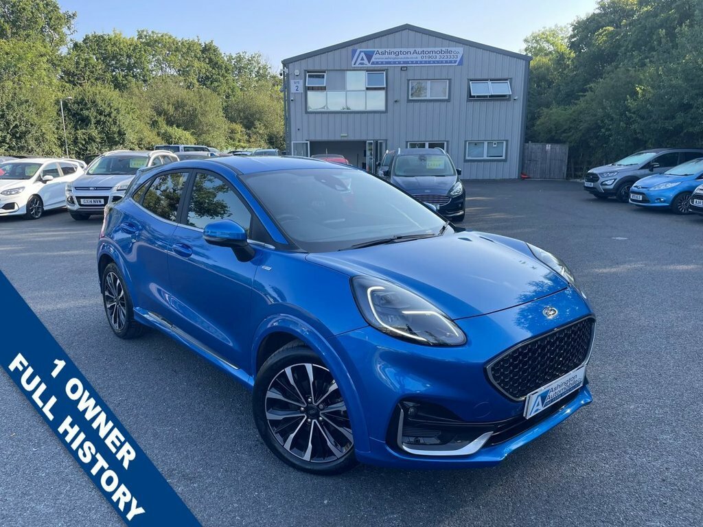 Ford Puma 1L St-line Vignale AJ72KPV Blue