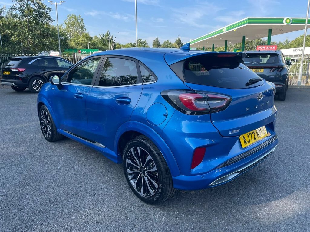 Ford Puma 1L St-line Vignale AJ72KPV Blue #5