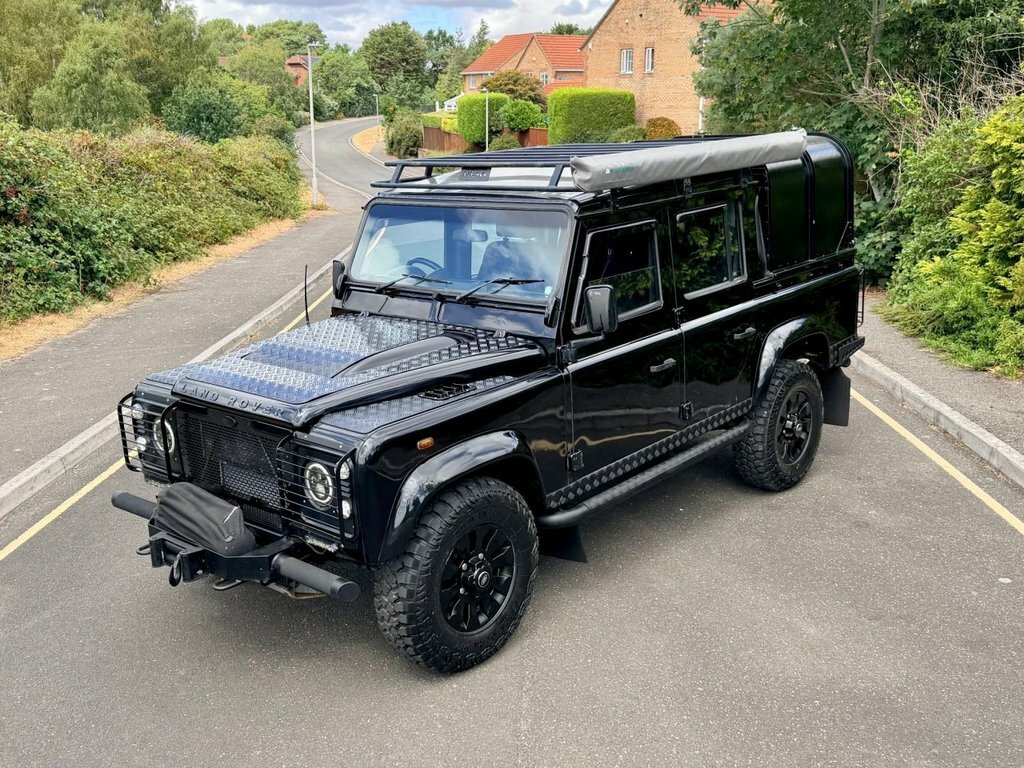 Land Rover Defender 110 2.4L 4X4 Double Cab Expedition Px Swap Black