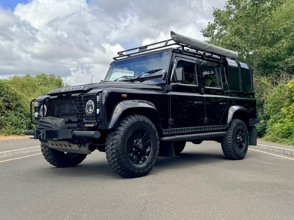 Land Rover Defender 110 2.4L 4X4 Double Cab Expedition Px Swap Black #2