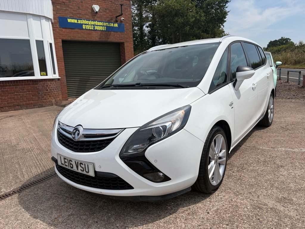 Vauxhall Zafira 1.4T Sri 7 Seater, Service Inc Tyresbrakes 15 White