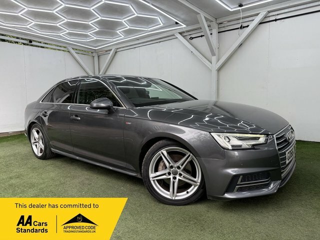 Audi A4 2017 2.0 Tdi Ultra S Line S Tronic Euro 6 Ss Grey