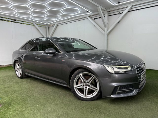 Audi A4 2017 2.0 Tdi Ultra S Line S Tronic Euro 6 Ss GD66ZNZ Grey #4