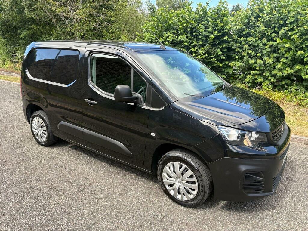 Peugeot Partner 1.5 Bluehdi 1000 Professional Standard Panel Van S Black #6