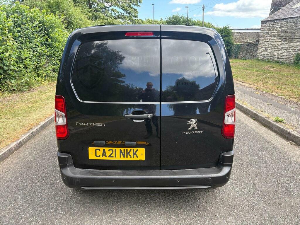 Peugeot Partner 1.5 Bluehdi 1000 Professional Standard Panel Van S Black #4