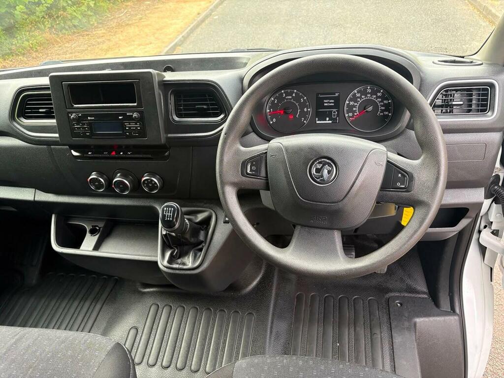 Vauxhall Movano 2.3 Cdti H2 Van 130Ps White #9