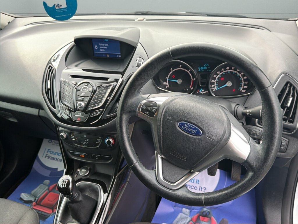 Ford B-Max 1.0T Ecoboost Zetec Navigator Euro 6 Silver #14
