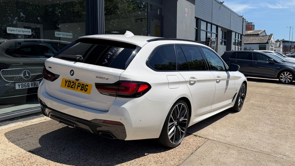 BMW 5 Series 2.0 530E 12Kwh M Sport Touring Steptronic Xdrive E Blue #12