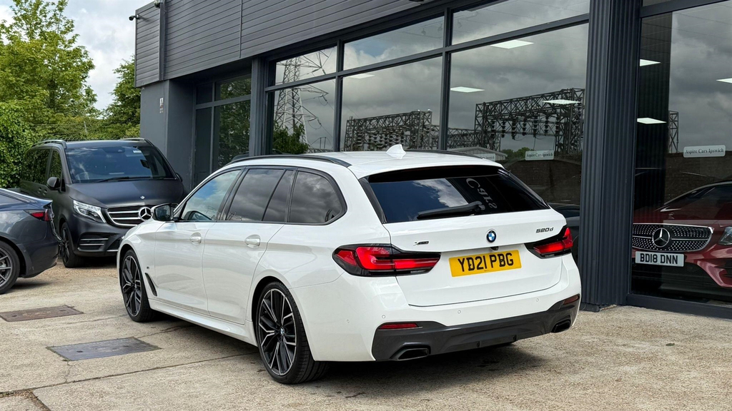 BMW 5 Series 2.0 530E 12Kwh M Sport Touring Steptronic Xdrive E Blue #27