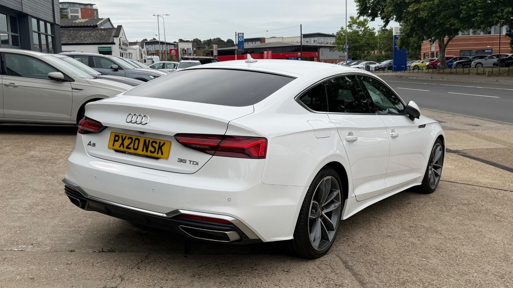 Audi A5 Coupe 2.0 Tfsi 35 Sport S Tronic Euro 6 Ss White #13