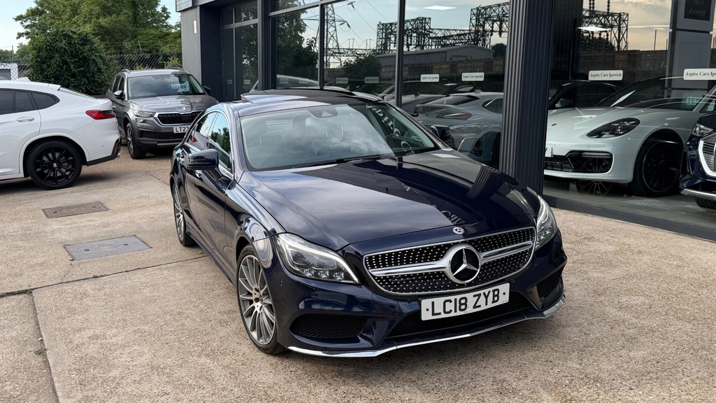 Mercedes-Benz CLS 2.1 Cls220d Amg Line Premium Coupe G-tronic Eur Blue #3