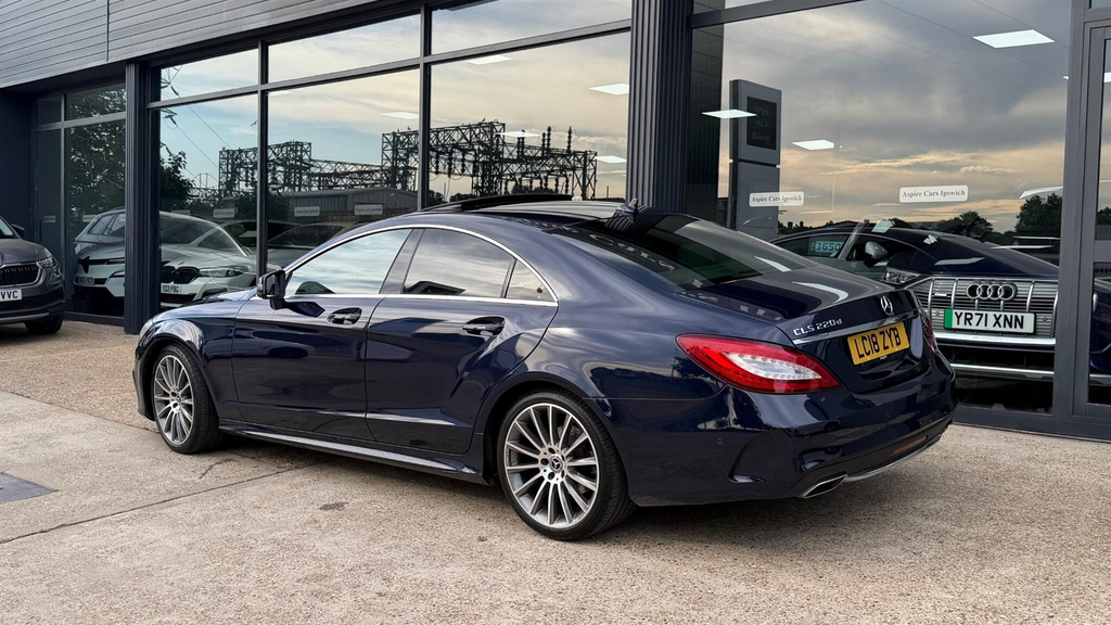 Mercedes-Benz CLS 2.1 Cls220d Amg Line Premium Coupe G-tronic Eur Blue #4