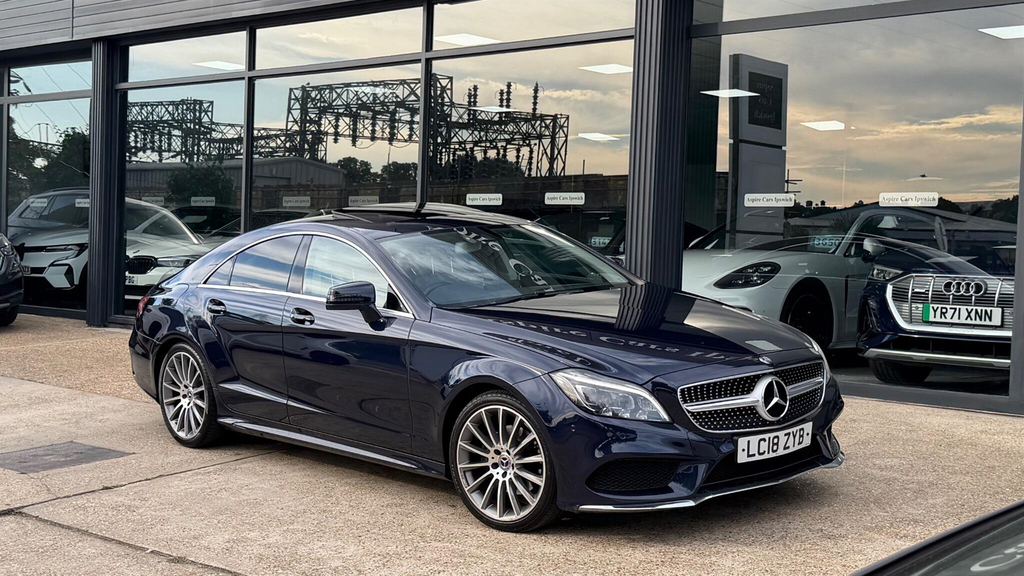 Mercedes-Benz CLS 2.1 Cls220d Amg Line Premium Coupe G-tronic Eur Blue