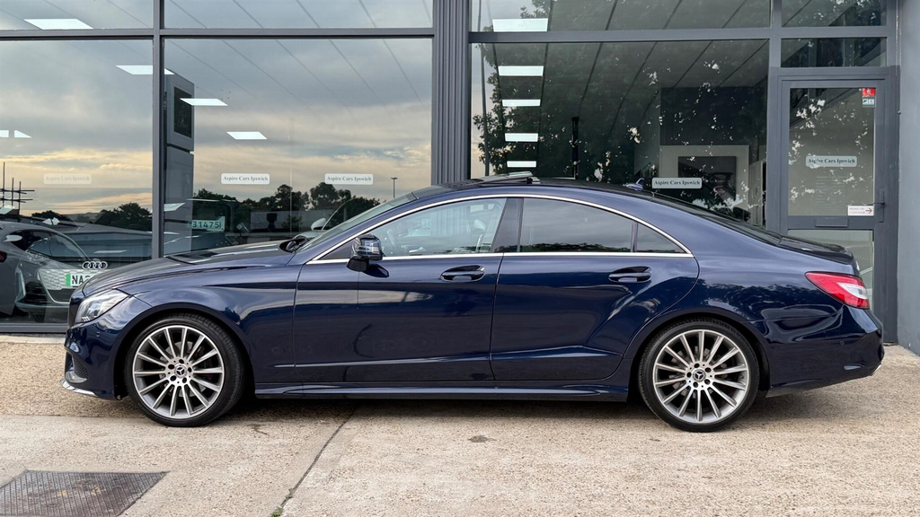 Mercedes-Benz CLS 2.1 Cls220d Amg Line Premium Coupe G-tronic Eur Blue #5