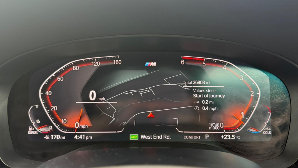BMW 5 Series M Sport Blue #12