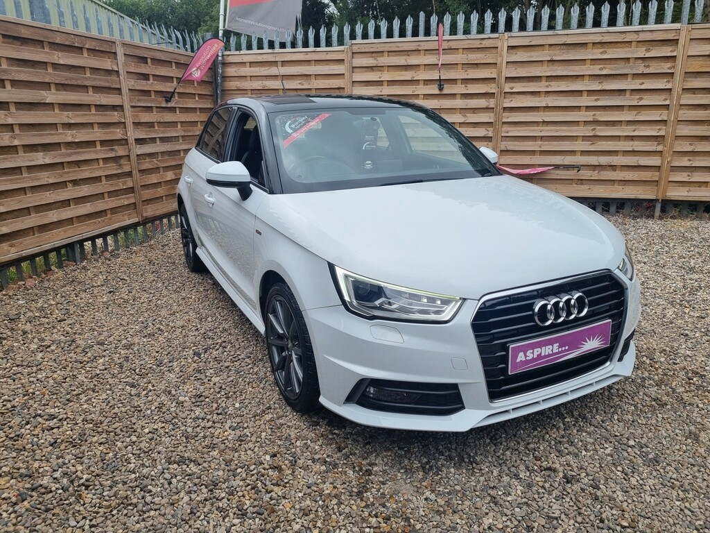 Audi A1 Hatchback 1.6 Tdi S Line 201565 GJ65BXV White