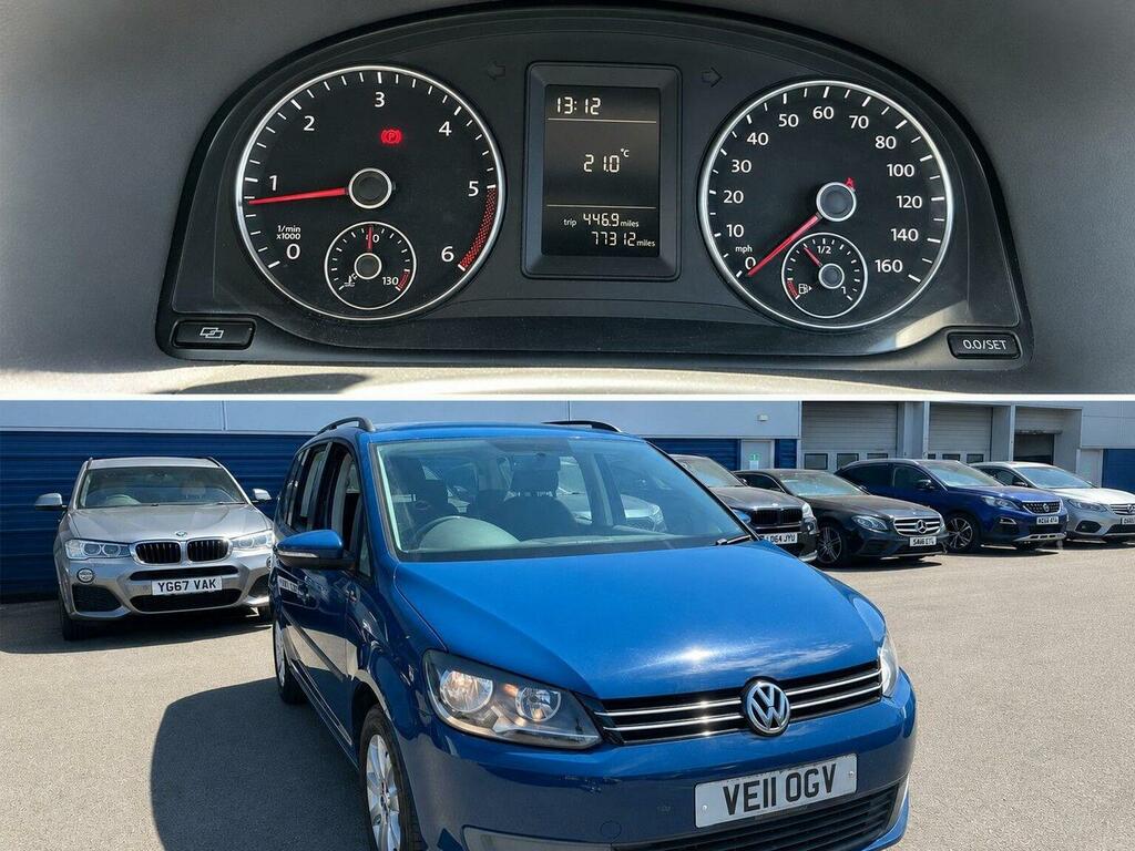 Volkswagen Touran 1.6 Tdi S Euro 5 Blue #2