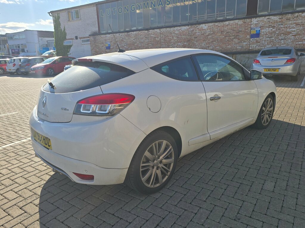 Renault Megane 1.5 Dci Gt Line Tomtom Coupe Eur White #5