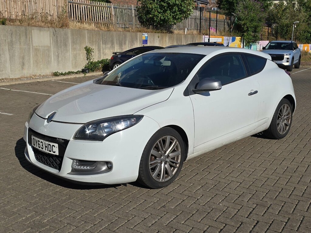 Renault Megane 1.5 Dci Gt Line Tomtom Coupe Eur White
