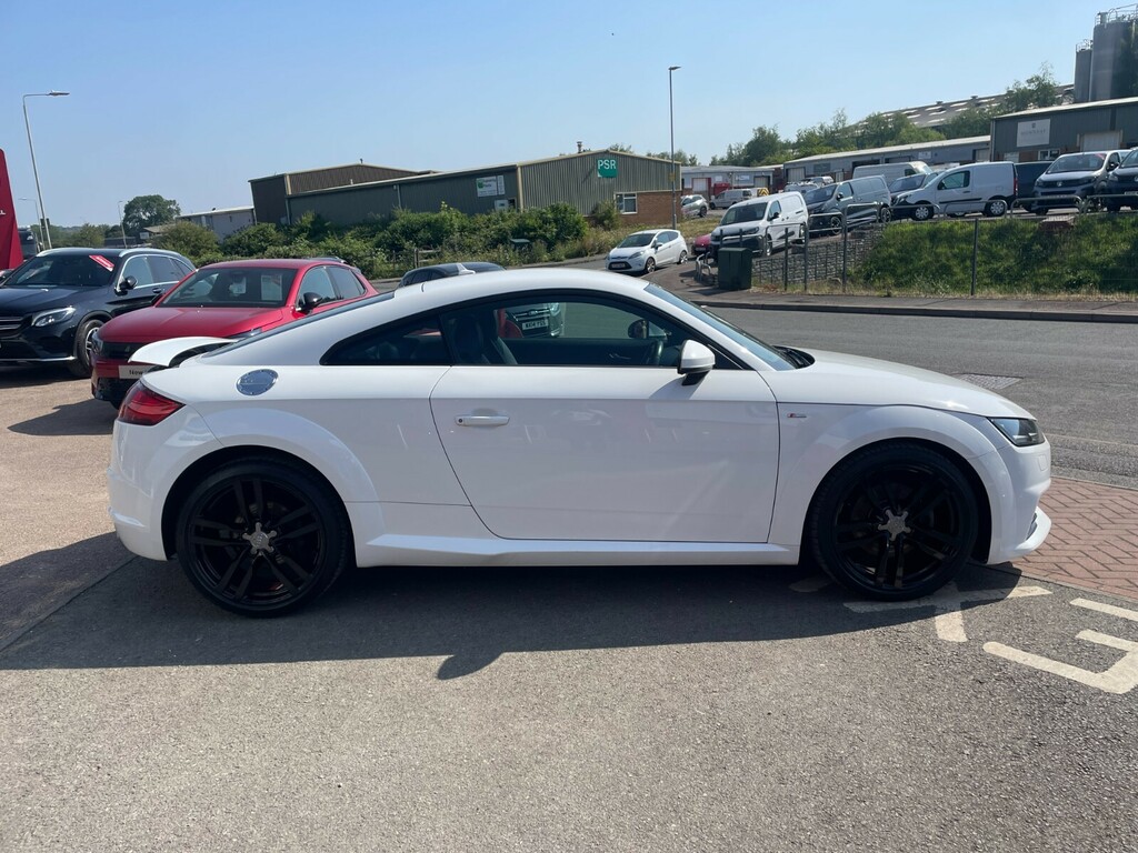 Audi TT S Line 1.8 Tfsi 180Ps Coupe LK67CKJ White #4