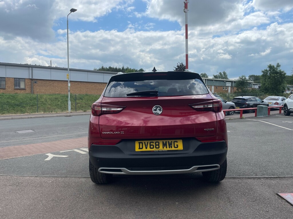 Vauxhall Grandland X Sport Nav 1.2T 130Ps DV68MWG Red #4