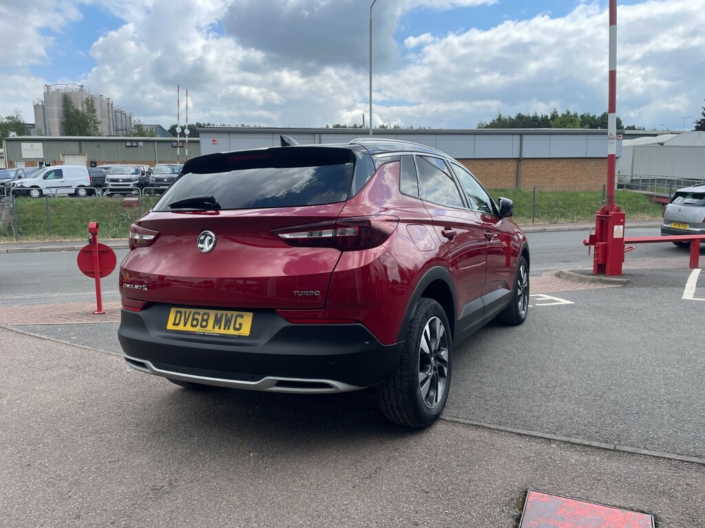Vauxhall Grandland X Sport Nav 1.2T 130Ps DV68MWG Red #5