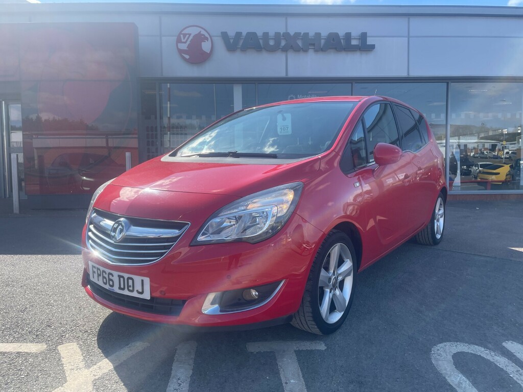 Vauxhall Meriva Tech Line 1.4 100Ps With Heated Seats And Steering Red