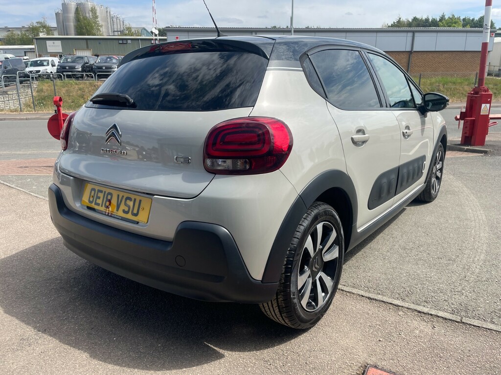 Citroen C3 Hatchback 1.2 Puretech Flair Euro 6 Ss 201 White #5