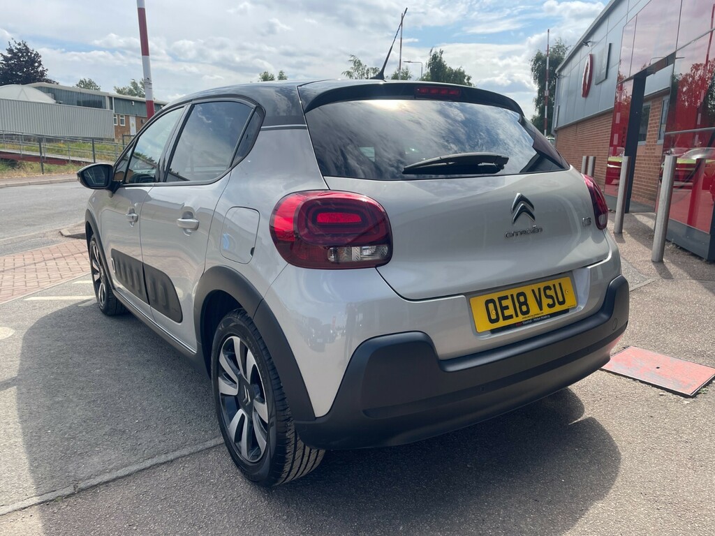 Citroen C3 Hatchback 1.2 Puretech Flair Euro 6 Ss 201 White #3
