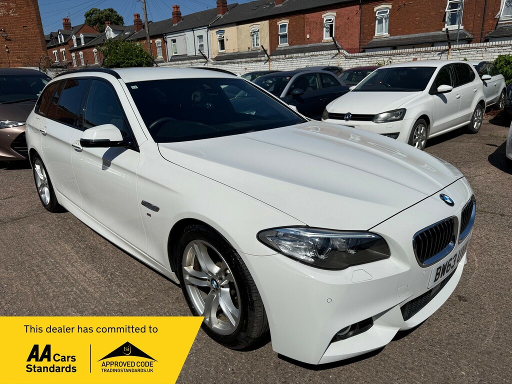 BMW 5 Series 2.0 523D M Sport Touring White