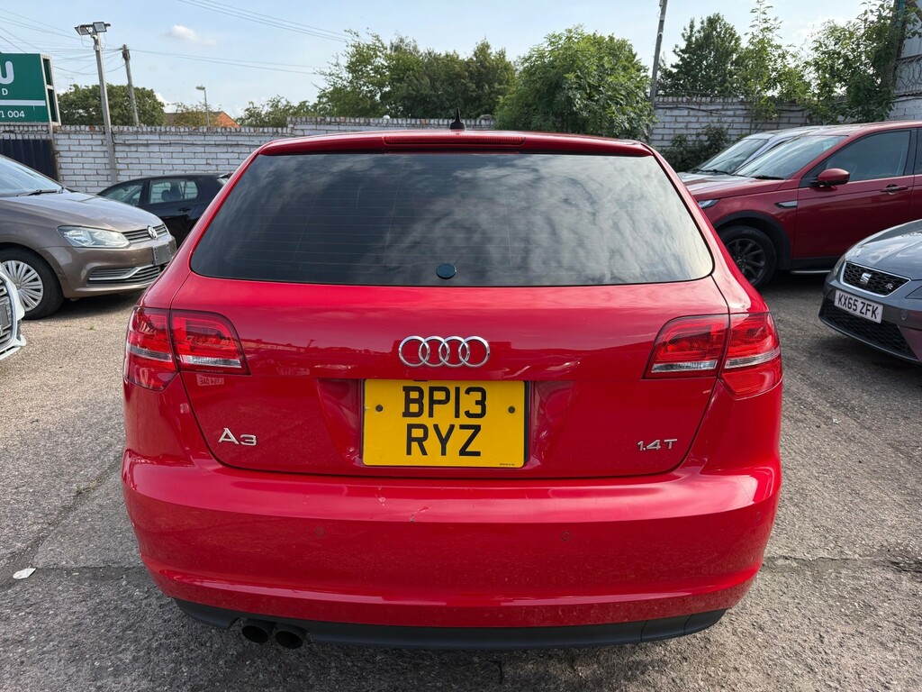 Audi A3 Hatchback 1.4 Tfsi S Line 201313 Red #4