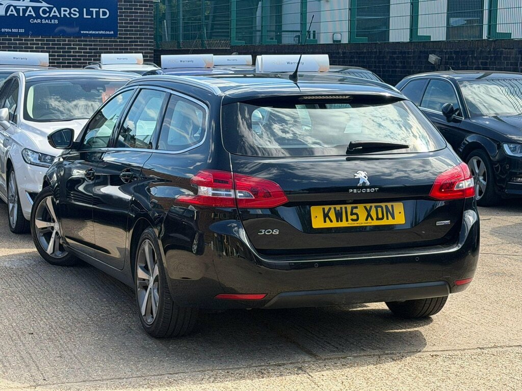 Peugeot 308 SW 2.0 Bluehdi Allure Euro 6 Ss KW15XDN Black #6