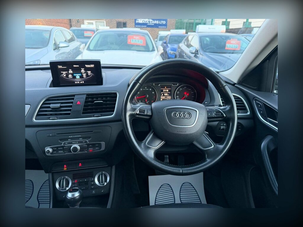 Audi Q3 2.0 Tdi S Line White #13