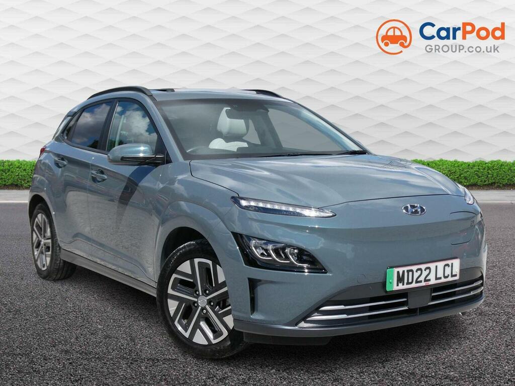Hyundai Kona Suv 64Kwh Ultimate 10.5Kw Charger 2022 Green