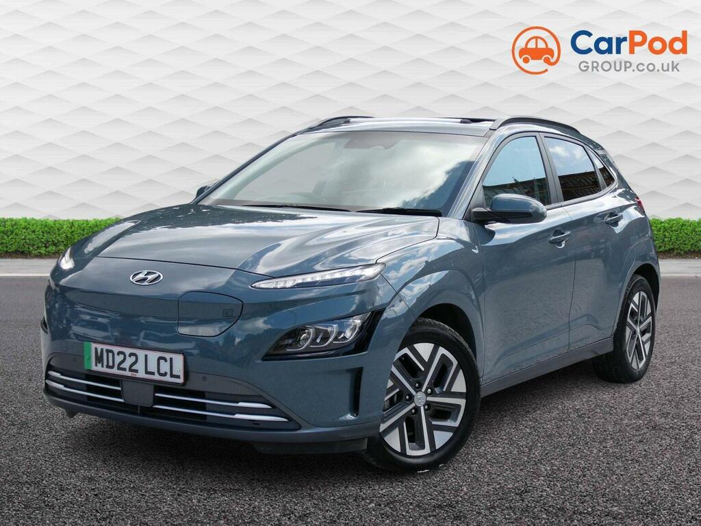 Hyundai Kona Suv 64Kwh Ultimate 10.5Kw Charger 2022 Green #3