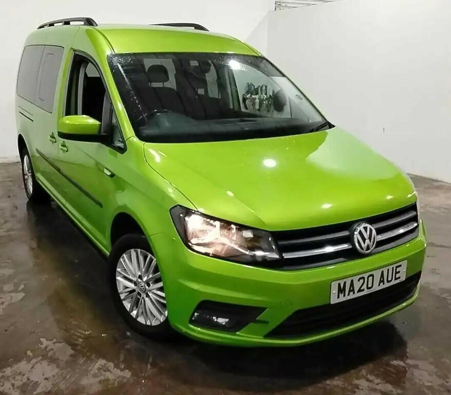 Volkswagen Caddy Maxi Life 2.0 Tdi Euro 6 Ss Green #2