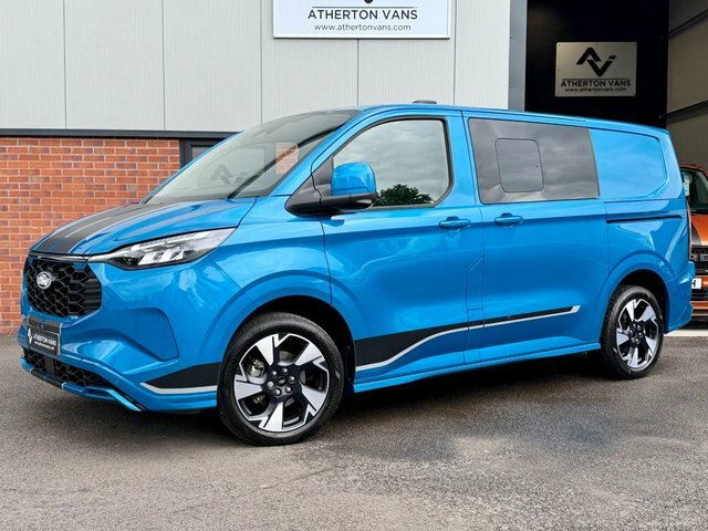 Ford Transit Custom 2.5 320 Duratec 11.8Kwh Sport Combi Van Plu LO74CFJ Blue #5