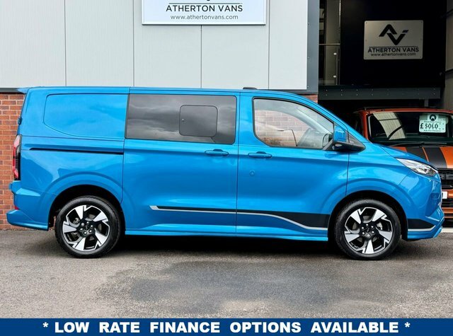 Ford Transit Custom 2.5 320 Duratec 11.8Kwh Sport Combi Van Plu LO74CFJ Blue #2