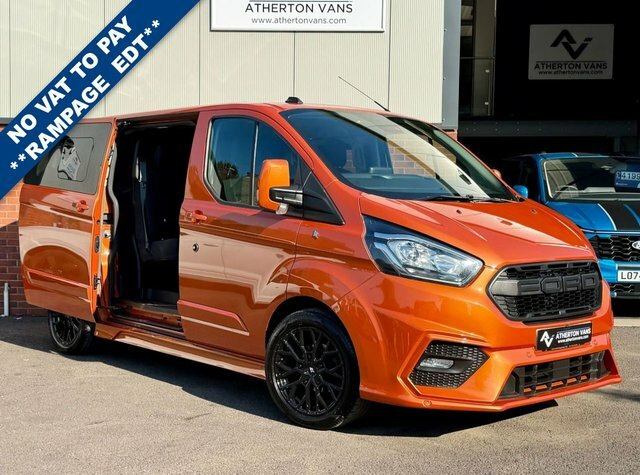 Ford Transit Custom 2.0 300 Ecoblue Rampage Edition Combi Van Double C Black