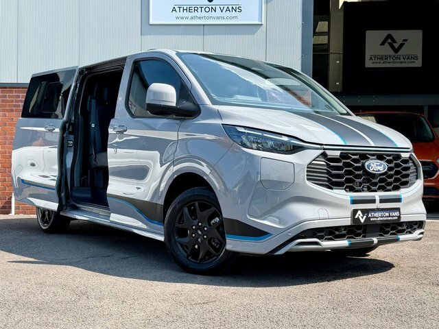 Ford Transit Custom 2.5 320 Duratec 11.8Kwh Sport Crew Van HG74UNU Grey #3