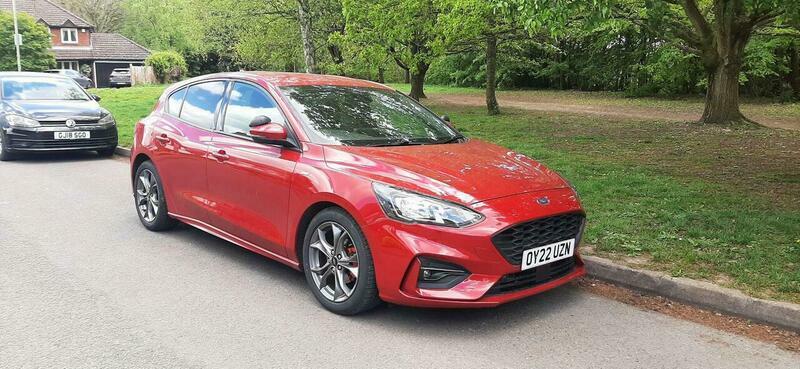 Ford Focus 1.0T Ecoboost St-line Edition OY22UZN Red #5
