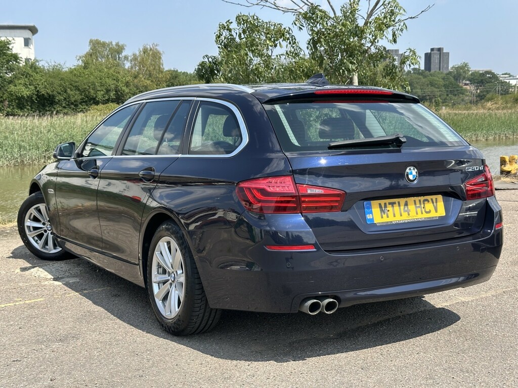 BMW 5 Series 2.0 520D Se Touring Blue #2