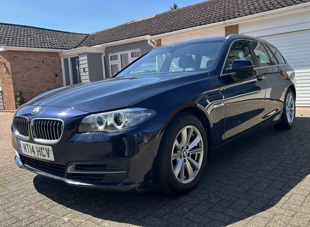 BMW 5 Series 2.0 520D Se Touring Blue #2